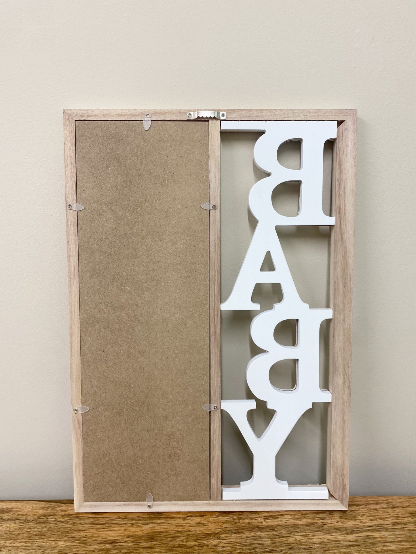 Baby Three Photograph Wooden Frame 43cm